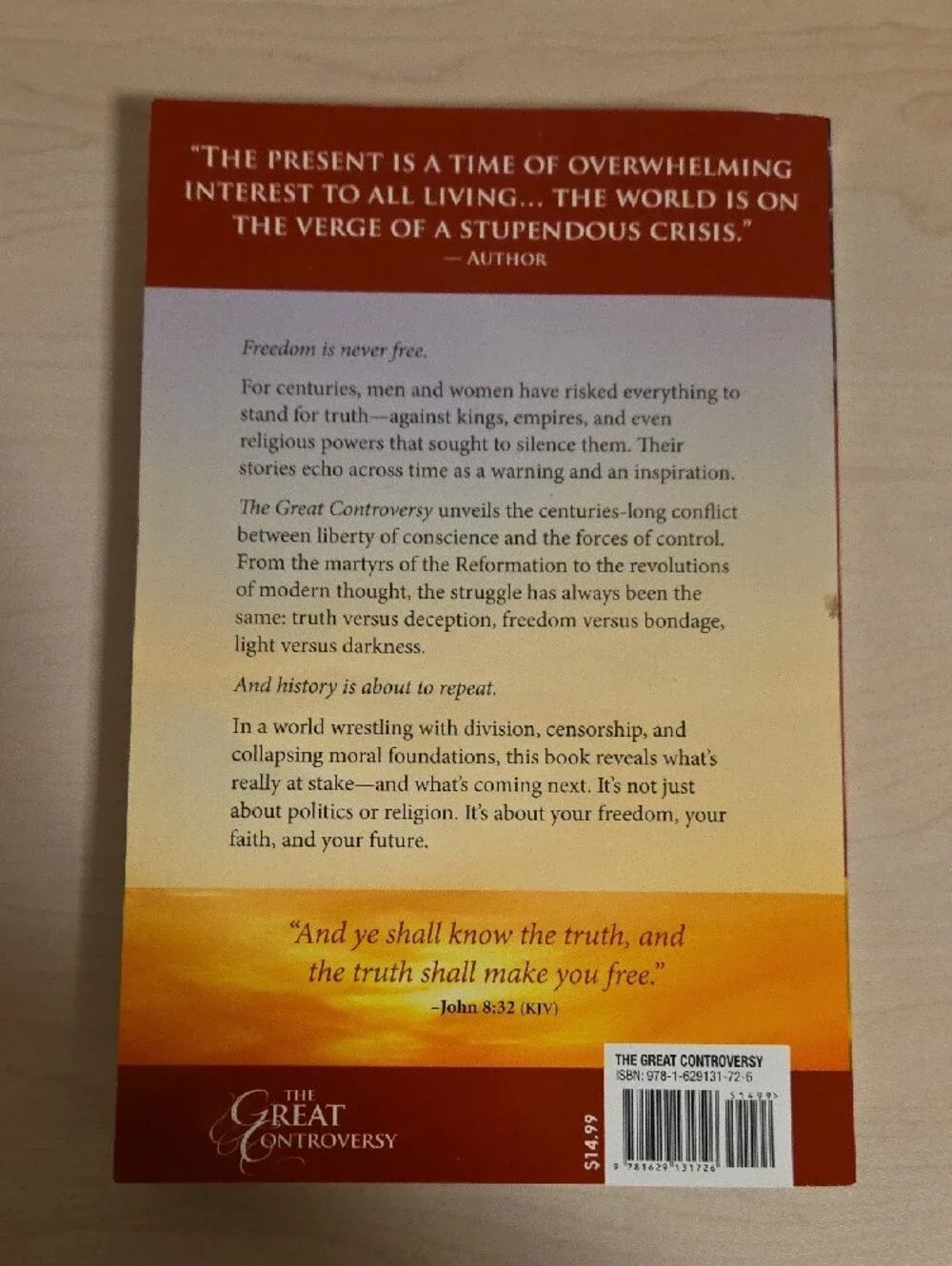 The Great Controversy by E. G. White